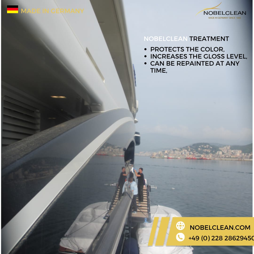 Das ist unser Nobelclean Polier/Polish Diamonding System (Beispiel Yachten)